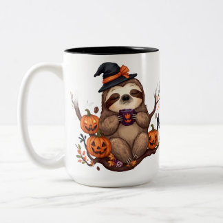 かわいいハロウィンマグカップの色 ツートーンマグカップ