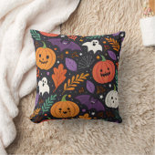 かわいいハロウィンマジックパターン クッション (ブランケット)