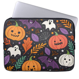 かわいいハロウィンマジック柄 ラップトップスリーブ