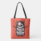 かわいいハロウィンモンスター トートバッグ (裏面)