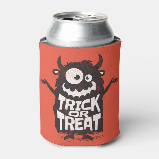 かわいいハロウィンモンスター 缶クーラー (缶正面)