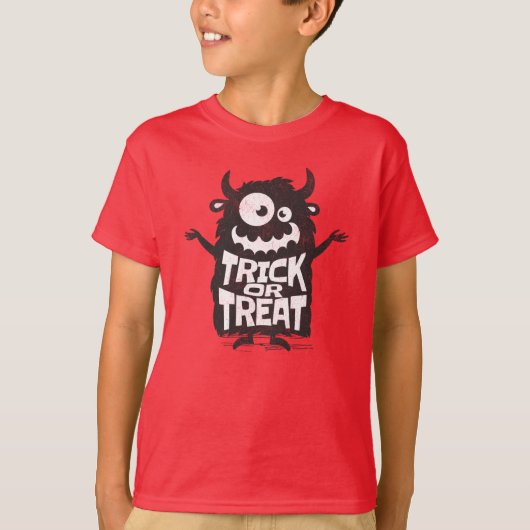 かわいいハロウィンモンスター Tシャツ (正面)