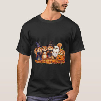 かわいいハロウィンリスパーティー Tシャツ