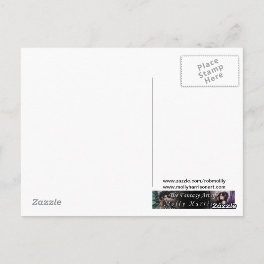 かわいいハロウィンヴァンパイアと猫をトリックまたは治療 ポストカード (裏面)