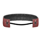 かわいいハロウィンヴァンパイアパターン(の模様が)ある アスレチックヘッドバンド (裏面)