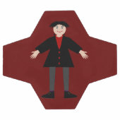 かわいいハロウィンヴァンパイア サッカーボール (フラット)