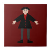 かわいいハロウィンヴァンパイア タイル (正面)