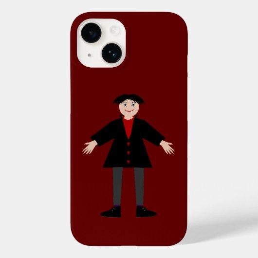 かわいいハロウィンヴァンパイア Case-Mate iPhoneケース (裏面)