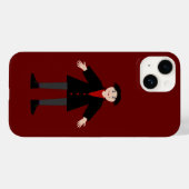 かわいいハロウィンヴァンパイア Case-Mate iPhoneケース (裏面 (横))