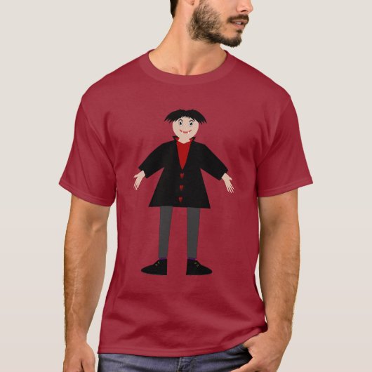 かわいいハロウィンヴァンパイア Tシャツ (正面)