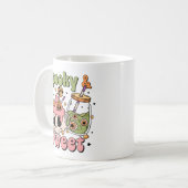 かわいいハロウィン不気味と甘いことわざ コーヒーマグカップ (正面左)