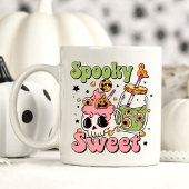かわいいハロウィン不気味と甘いことわざ コーヒーマグカップ