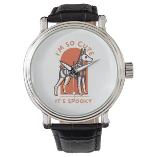 かわいいハロウィン不気味ドッグ 腕時計