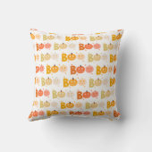 かわいいハロウィン不気味ブー不気味なカボチャ クッション (裏面)