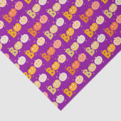 かわいいハロウィン不気味ブー不気味なパンプキンパープル 薄葉紙 (詳細)