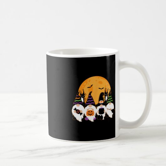 かわいいハロウィン不気味格言ガーデニングトリックまたはトル コーヒーマグカップ (右)