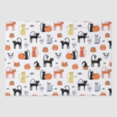 かわいいハロウィン不気味猫 薄葉紙 (正面)