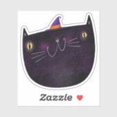 かわいいハロウィン不気味飾り黒猫 シール (シート)
