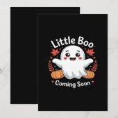 かわいいハロウィン妊娠発表 シーズンカード (正面/裏面)