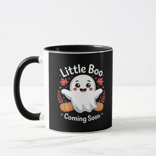 かわいいハロウィン妊娠発表 マグカップ (左)