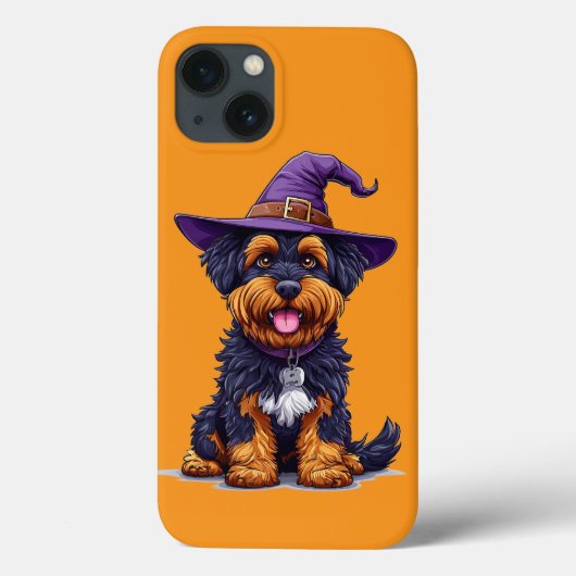 かわいいハロウィン子犬 楽しい犬好き Case-Mate iPhoneケース (裏面)
