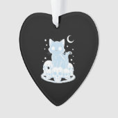 かわいいハロウィン子猫ゴシックエッセンシャル オーナメント (正面)