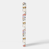 かわいいハロウィン幽霊とスカルパターン Case-Mate iPhoneケース (裏面 / 右)
