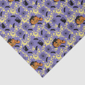 かわいいハロウィン猫とこうもり、スター 薄葉紙 (詳細)