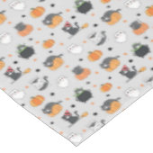 かわいいハロウィン猫と幽霊柄 テーブルクロス (アングル)