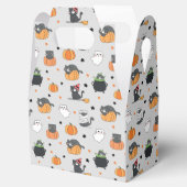 かわいいハロウィン猫と幽霊柄 フェイバーボックス (オープン)