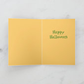 かわいいハロウィン猫カード カード (内部)