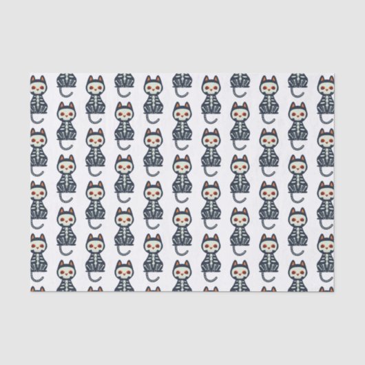 かわいいハロウィン猫柄 薄葉紙 (正面)