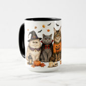 かわいいハロウィン猫 マグカップ (正面左)