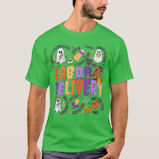 かわいいハロウィン産科・婦人科看護師ハロウィン Tシャツ