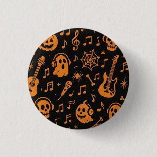 かわいいハロウィン音楽ボタン 缶バッジ
