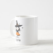 かわいいハロウィン魔女イラスト コーヒーマグカップ (正面左)