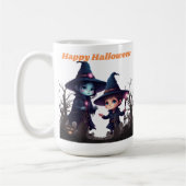 かわいいハロウィン魔女マグ コーヒーマグカップ (左)