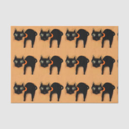 かわいいハロウィン黒猫ティッシュペーパー 薄葉紙