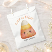 かわいいハロウィン お菓子のとうもろこし 子供 フェイバーバッグ (クリップ留めされた状態)