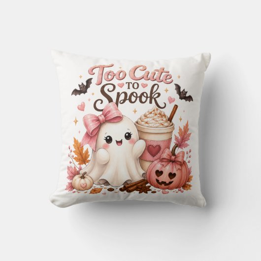 かわいいハロウィン かぼちゃ ゴースト 秋のインテリア クッション (正面)