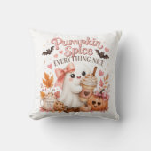 かわいいハロウィン かぼちゃ ゴースト 秋のインテリア  クッション (正面)