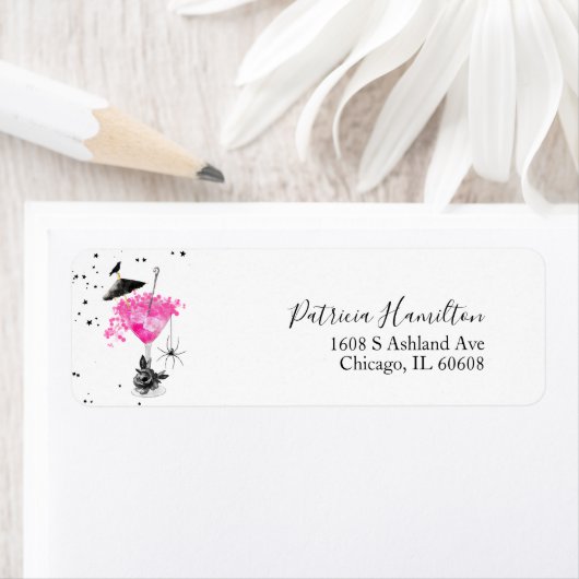 かわいいハロウィン カクテル ラベル (インサイチュ)