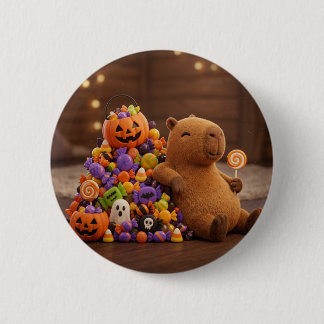 かわいいハロウィン カピバラ キャンディーボタン ピン