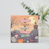 かわいいハロウィン - キャンディへの魔法の道 シーズンカード (スタンド正面)