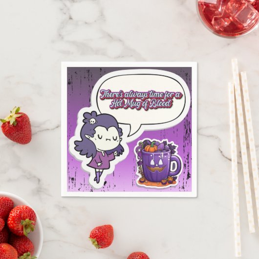 かわいいハロウィン！👻 スタンダードカクテルナプキン (インサイチュ)