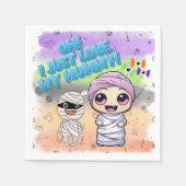 かわいいハロウィン！👻 スタンダードカクテルナプキン (正面)