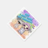 かわいいハロウィン！👻 スタンダードカクテルナプキン (角)