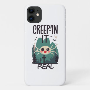 かわいいハロウィン・スパイダーパン iPhone 11 ケース