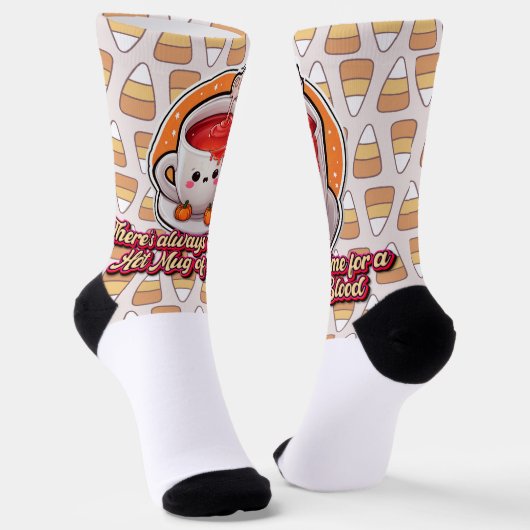 かわいいハロウィン！👻 ソックス (傾斜あり)