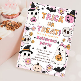 かわいいハロウィン トリック オア トリート 招待状